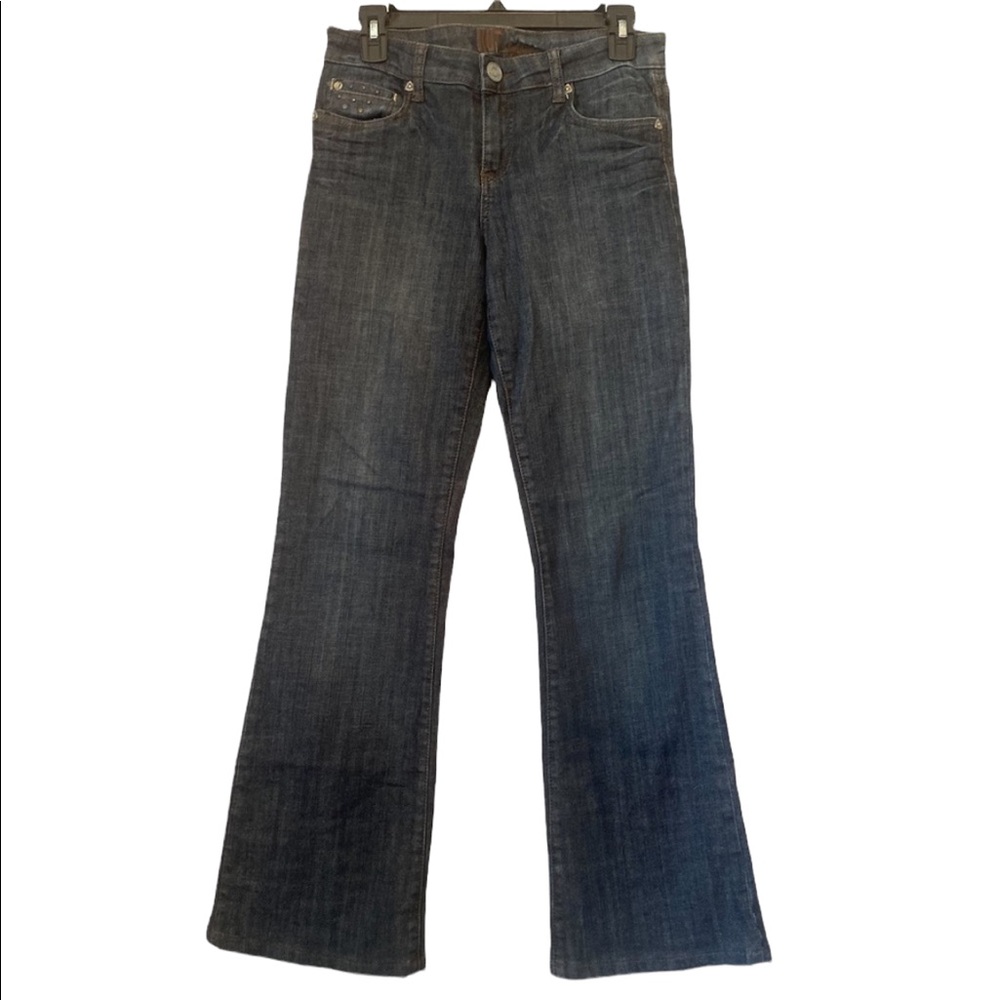 Kut from the Kloth Embellished Dark Denim Jeans